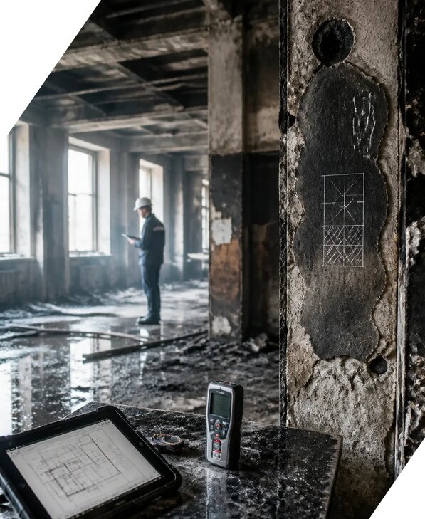 Обследование зданий после пожара в Туле от 15254 р. | ЭкспертизаРоссия